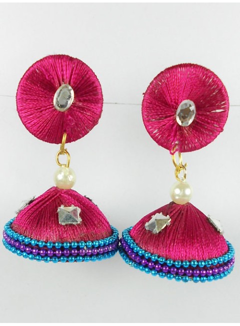 Silk Thread Earrings